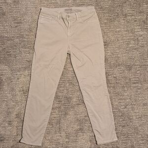 J Brand Khaki Strecth Capris